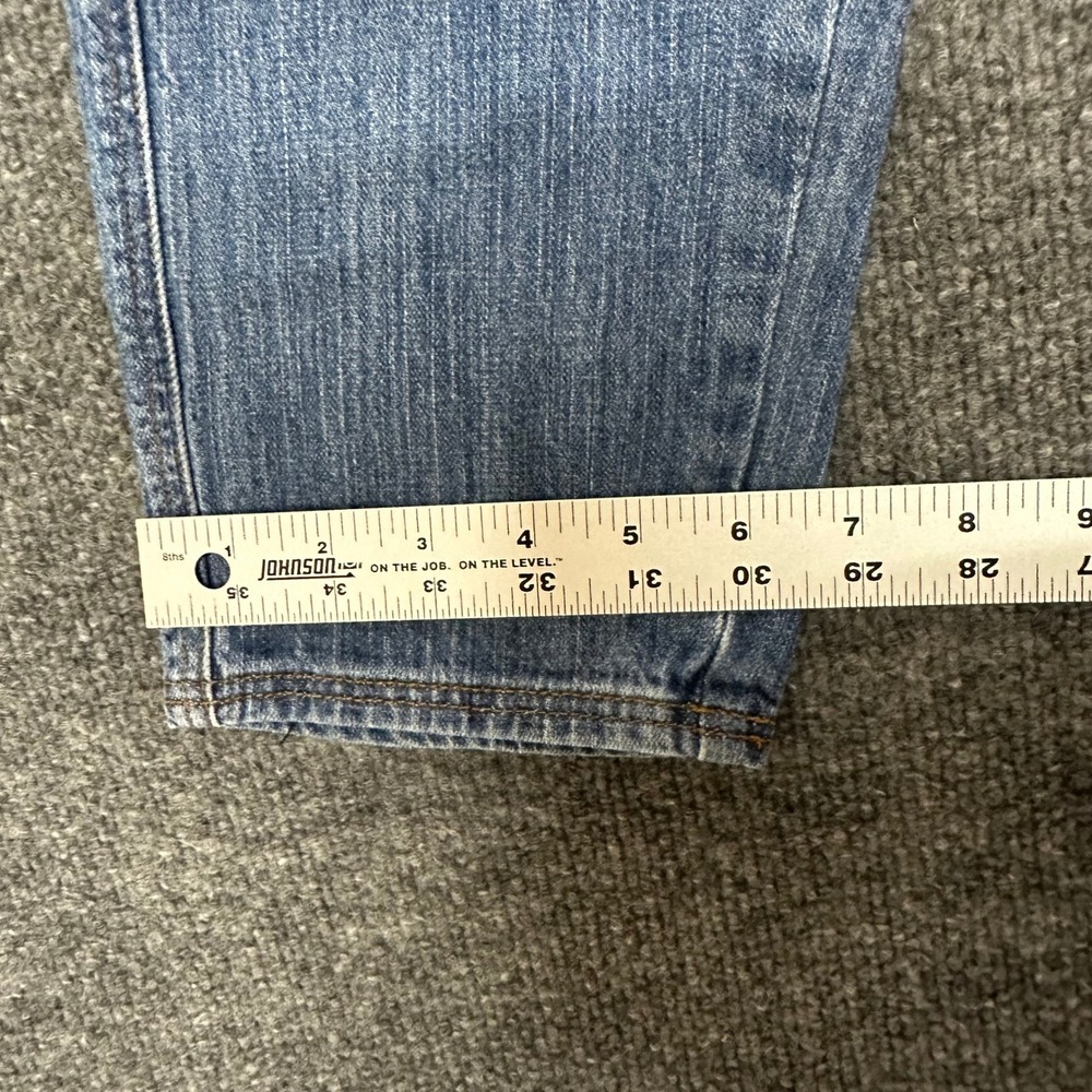 Mango Jeans Womens Size 14 Blue Straight Leg Medium Wash Denim Casual Mid Rise - Picture 4 of 9